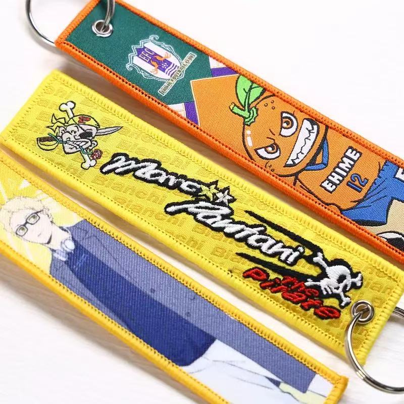 Anime Mascot Woven Tag Set
