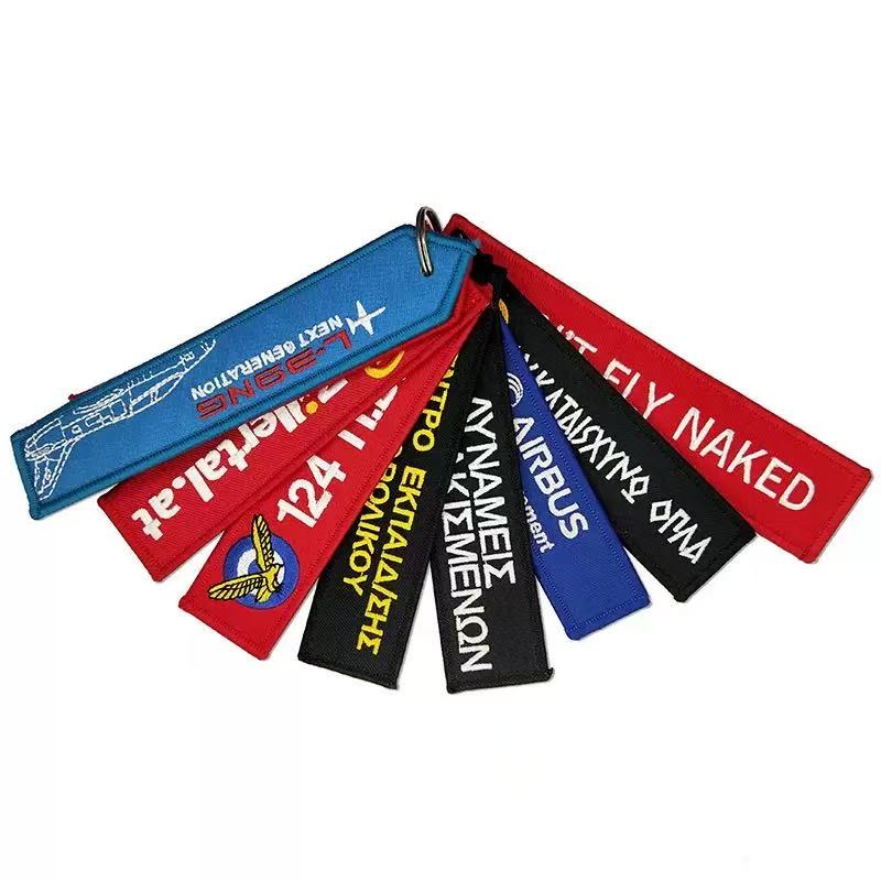 Greek Airbus Woven Tag Set
