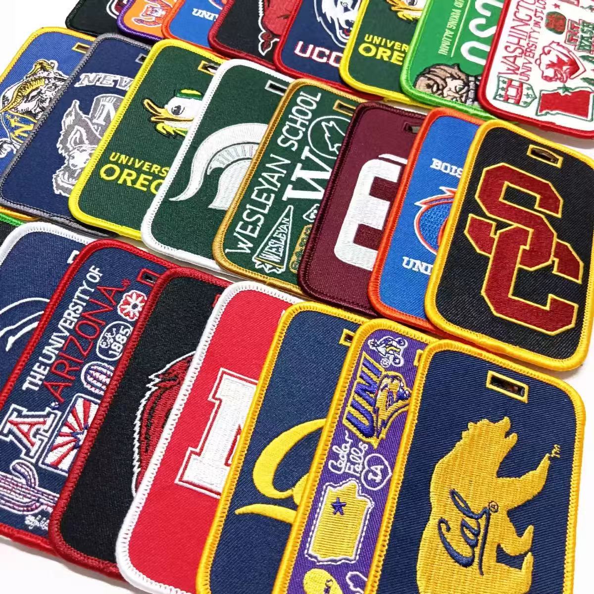 University Embroidered Tag Set