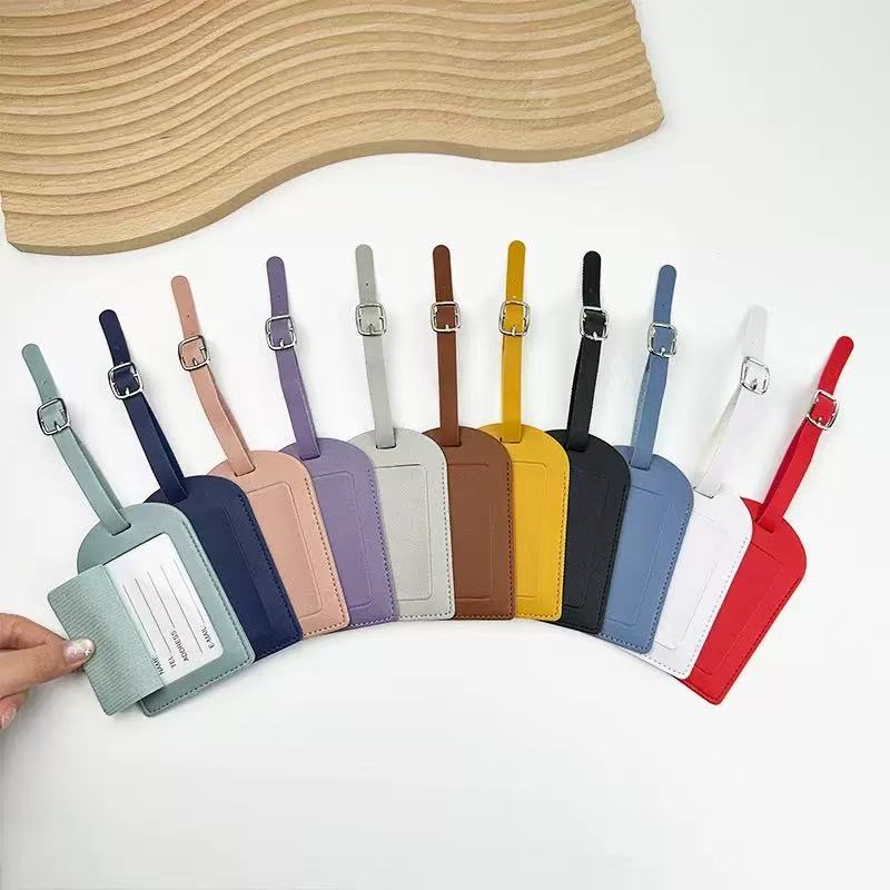 Saffiano PU Luggage Tag