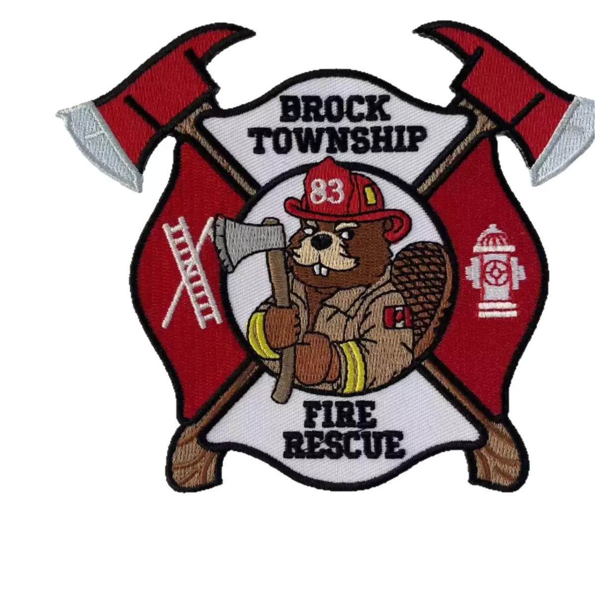 Fire Dept Mascot Patch