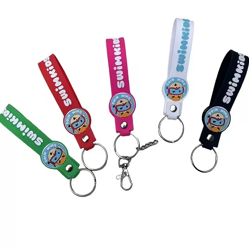 Logo Brand Hard PVC Keychain