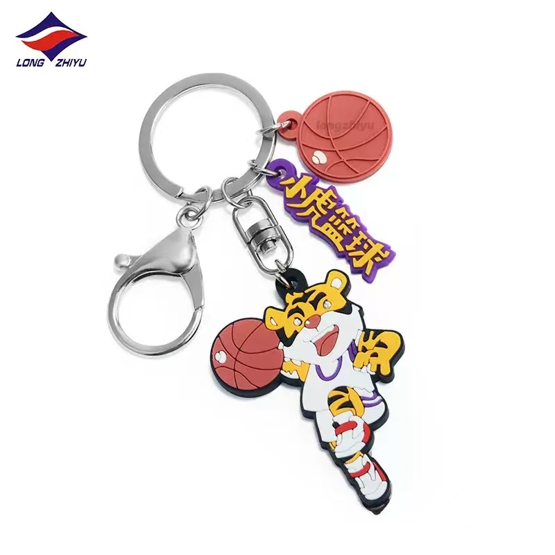 Transparent PVC Charm Keychain