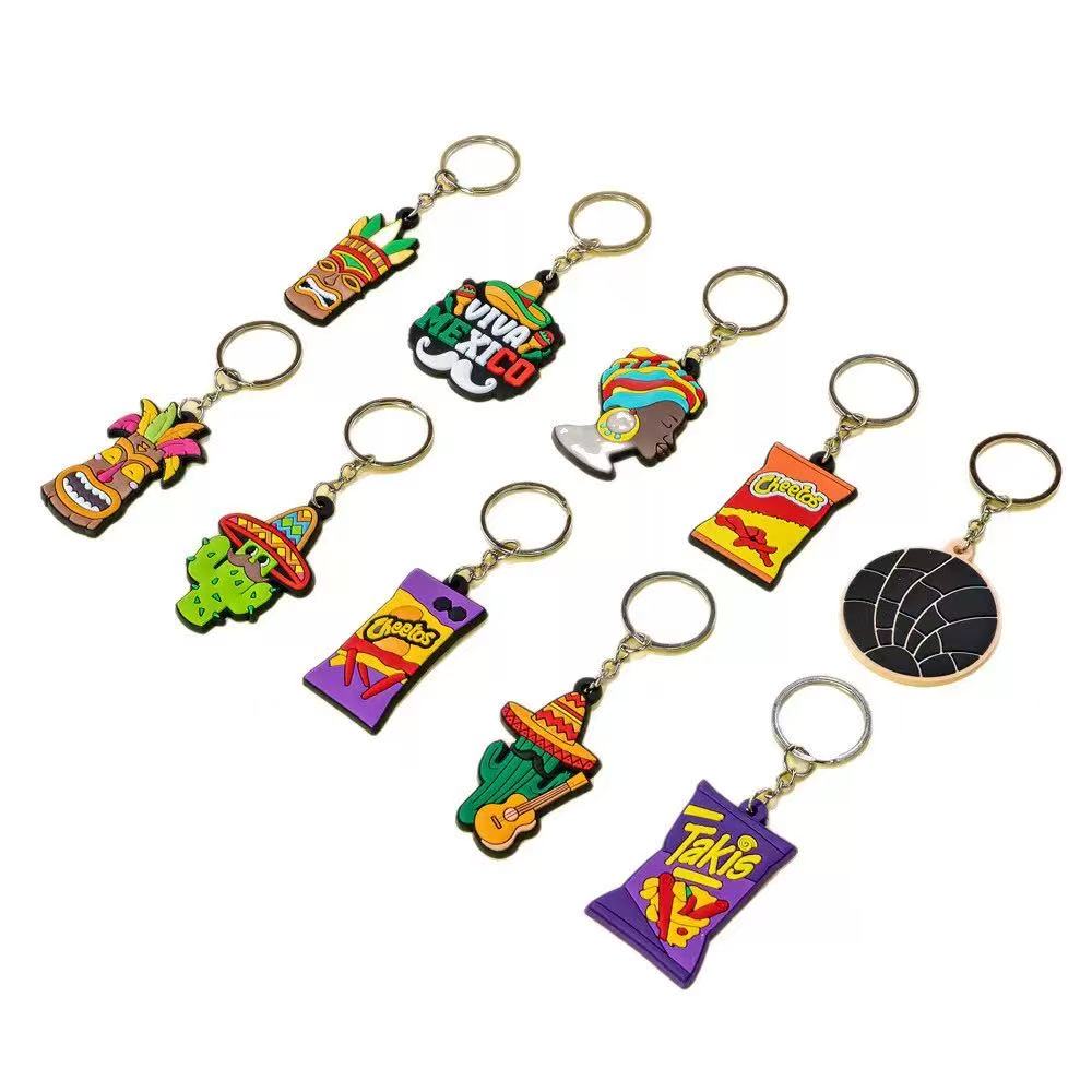 Glow-in-Dark PVC Keychain