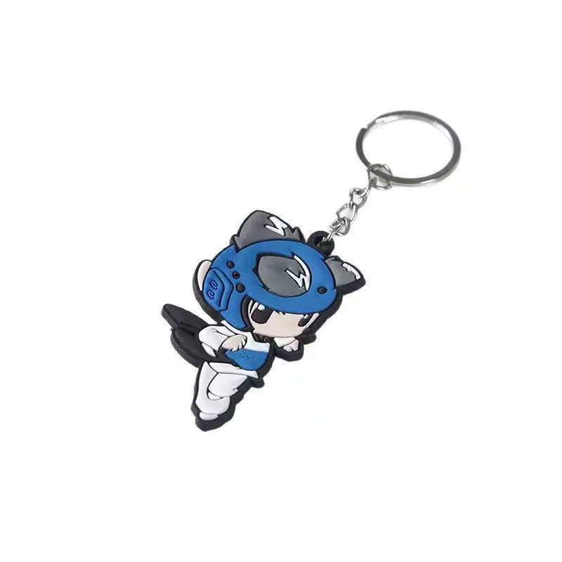Epoxy Coated PVC Keychain